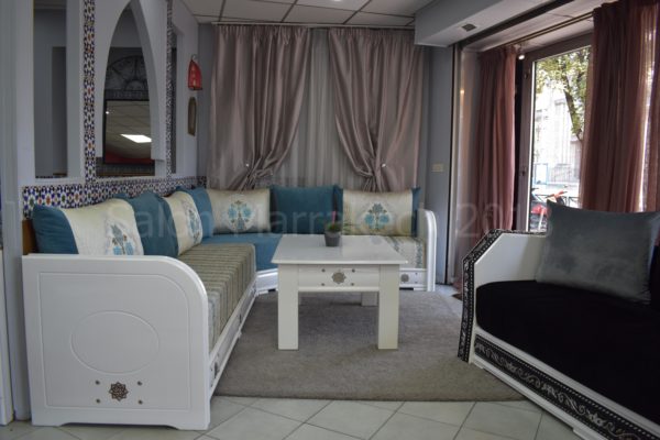 Salon Marocain Nejma Blanc