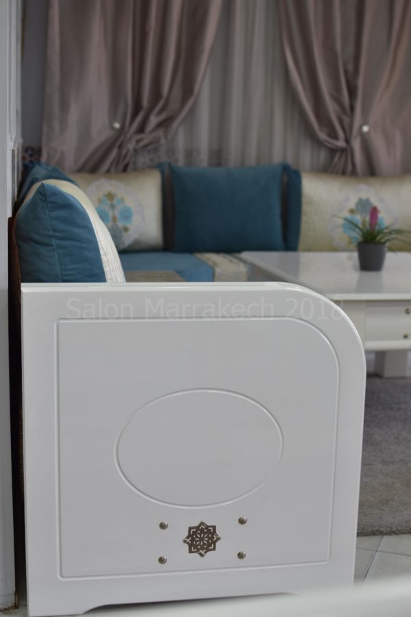 Salon Marocain Nejma Blanc – Image 2