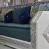 Salon Marocain Arabesque Blanc