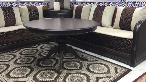 Salon Marocain Torsadé Wengué Mat ou Brillant sur msure – Image 2