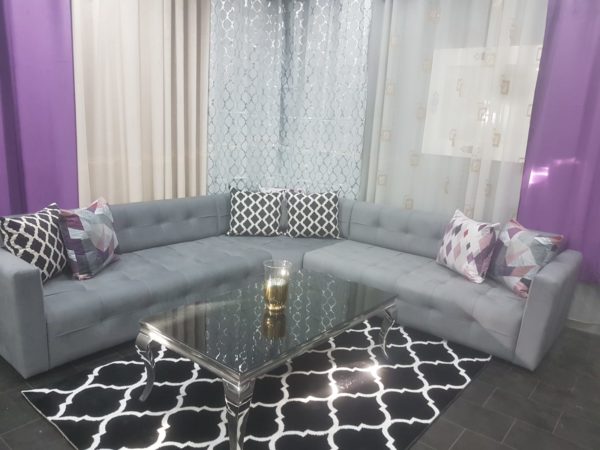 Salon Marocain Capitonné Gris sur Mesure & Coloris au choix